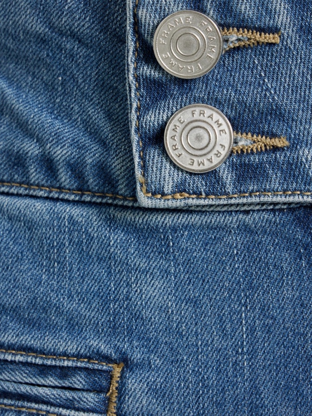 Frame // Le Hardy High Waist Wide Leg Jeans - Picture 4 of 8